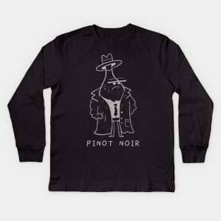 PINOT NOIR Kids Long Sleeve T-Shirt